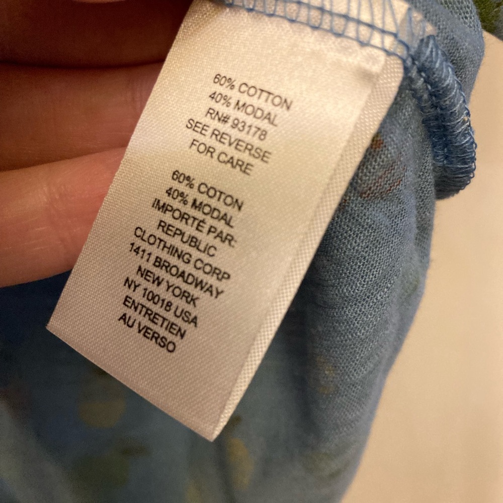 Workshop brand, small, new with tags,soft, cute fruit top - Picture 4 of 5